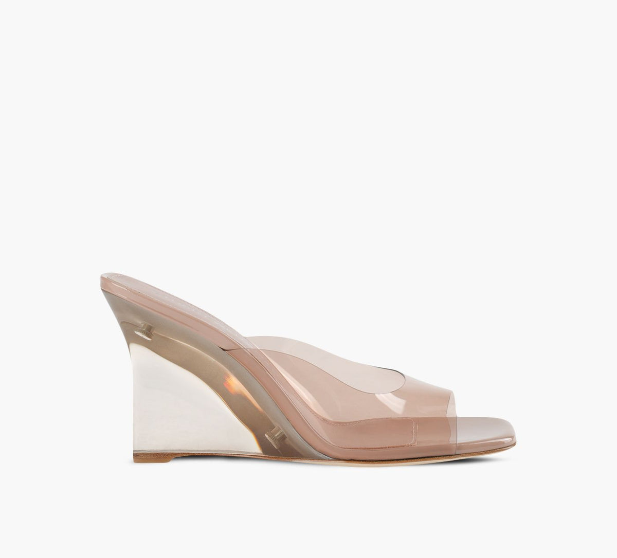 STUART WEITZMAN MULEENLUCITEVINNIE en TRANSPARENT
