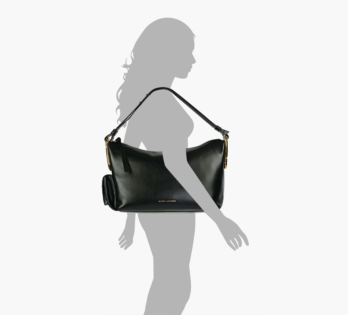 MARC JACOBS THEJULIETTEHOBO in BLACK view 4