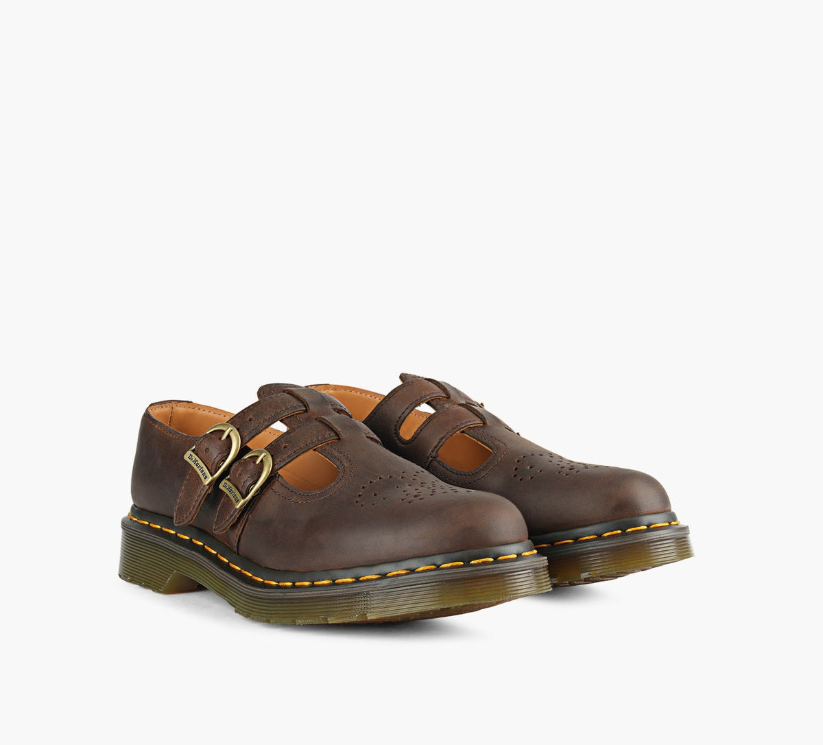 DR. MARTENS MARYJANE8065 en BRUN vue 2