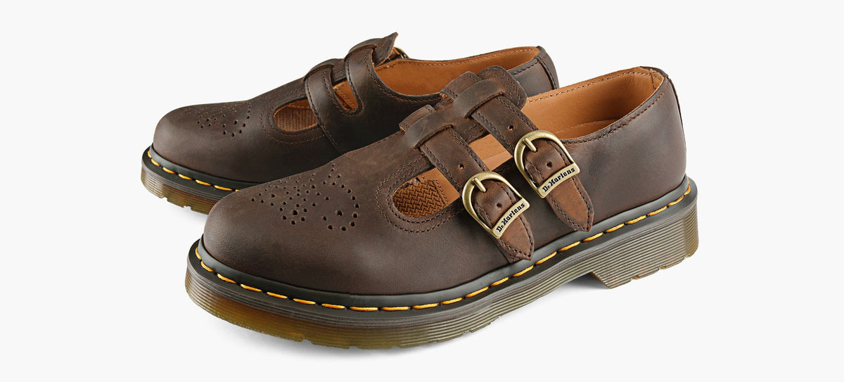 DR. MARTENS MARYJANE8065 en BRUN vue 4