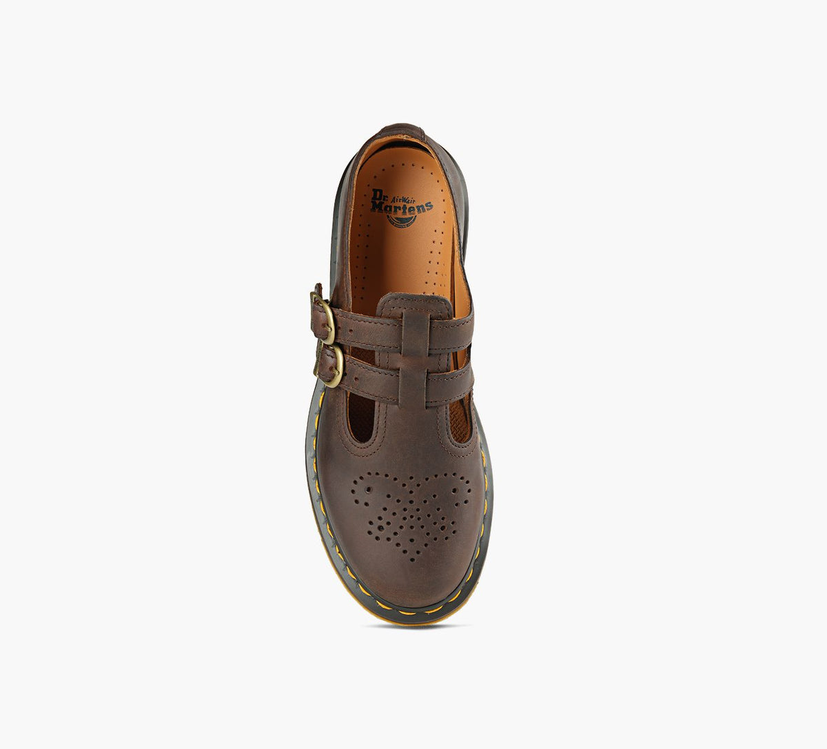 DR. MARTENS MARYJANE8065 en BRUN vue 1c