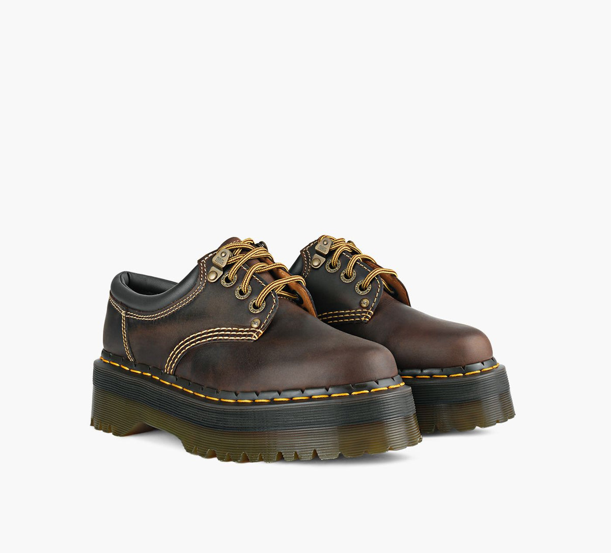 DR. MARTENS 8053QUADARC en BRUN vue 2
