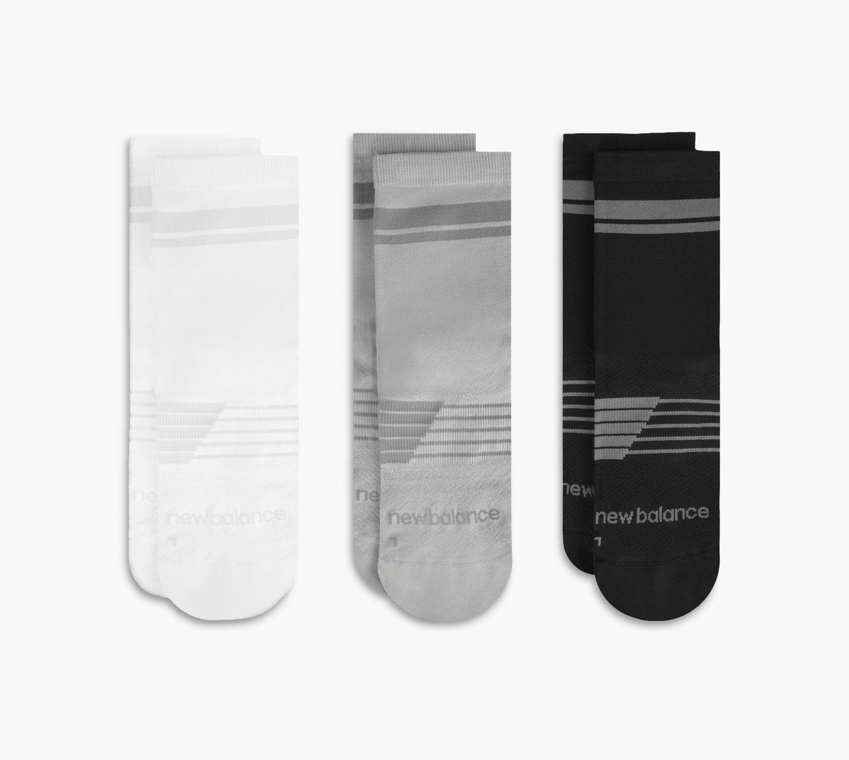 NEW BALANCE PRORUNNINGQTRSOCKS3PACK in MULTICOLOUR