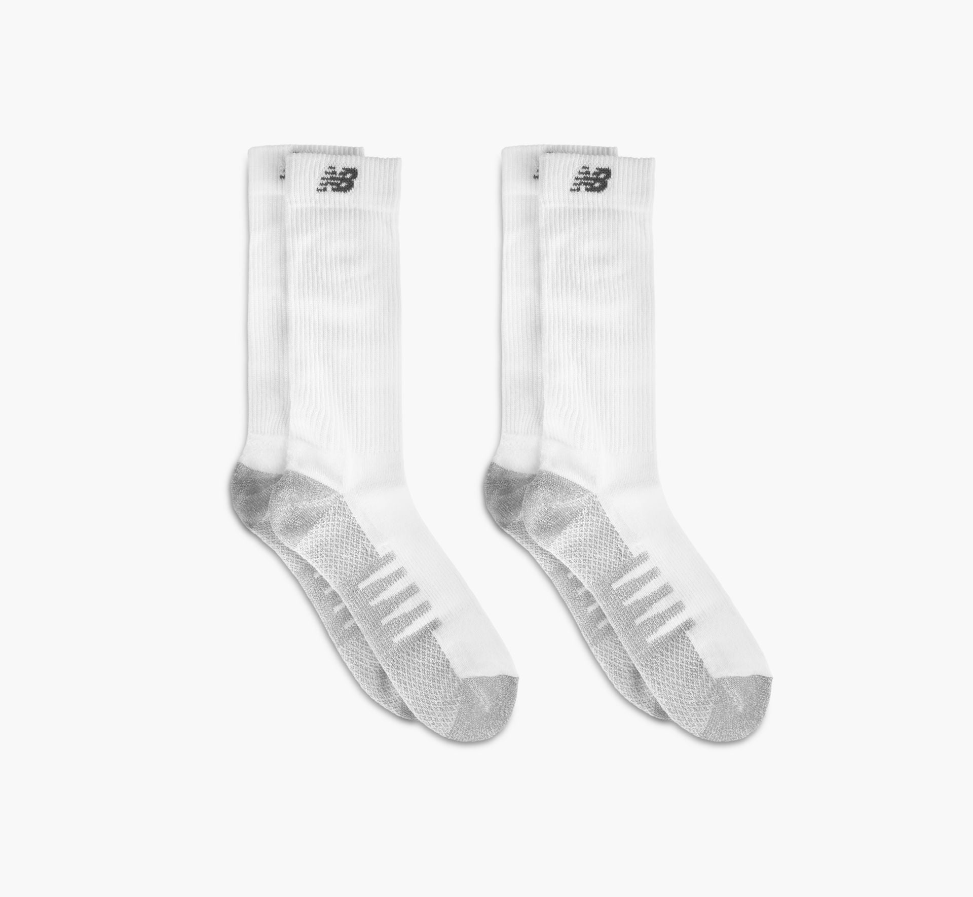 NEW BALANCE COOLMAXCREWSOCKS2PACK in WHITE