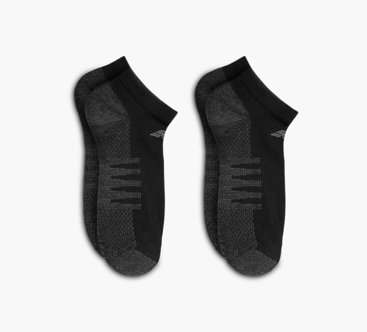 NEW BALANCE COOLMAXNOSHOWSOCKS2PACK in BLACK