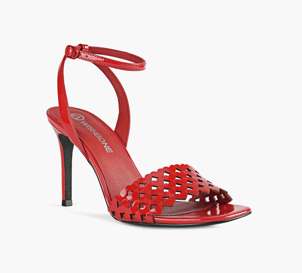 WISHBONE BRIDGET en ROUGE vue 2