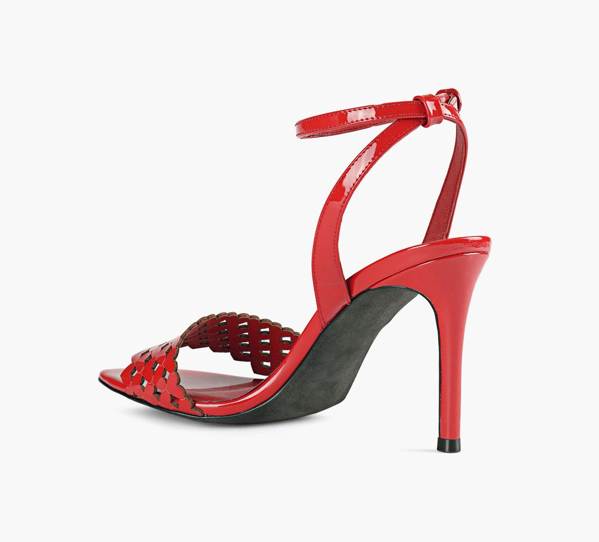 WISHBONE BRIDGET en ROUGE vue 3