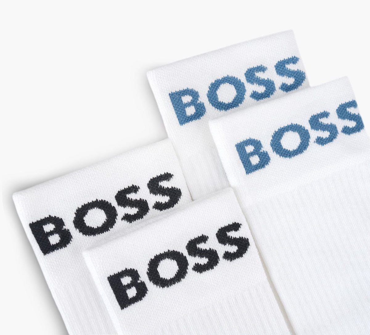 BOSS 2PACKSPORTSOCKS in WHITE view 2