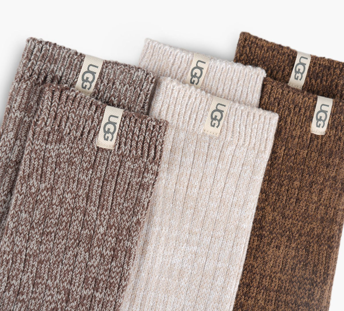 UGG RIBKNITSLOUCHYCREW3PACK in MULTICOLOUR view 2