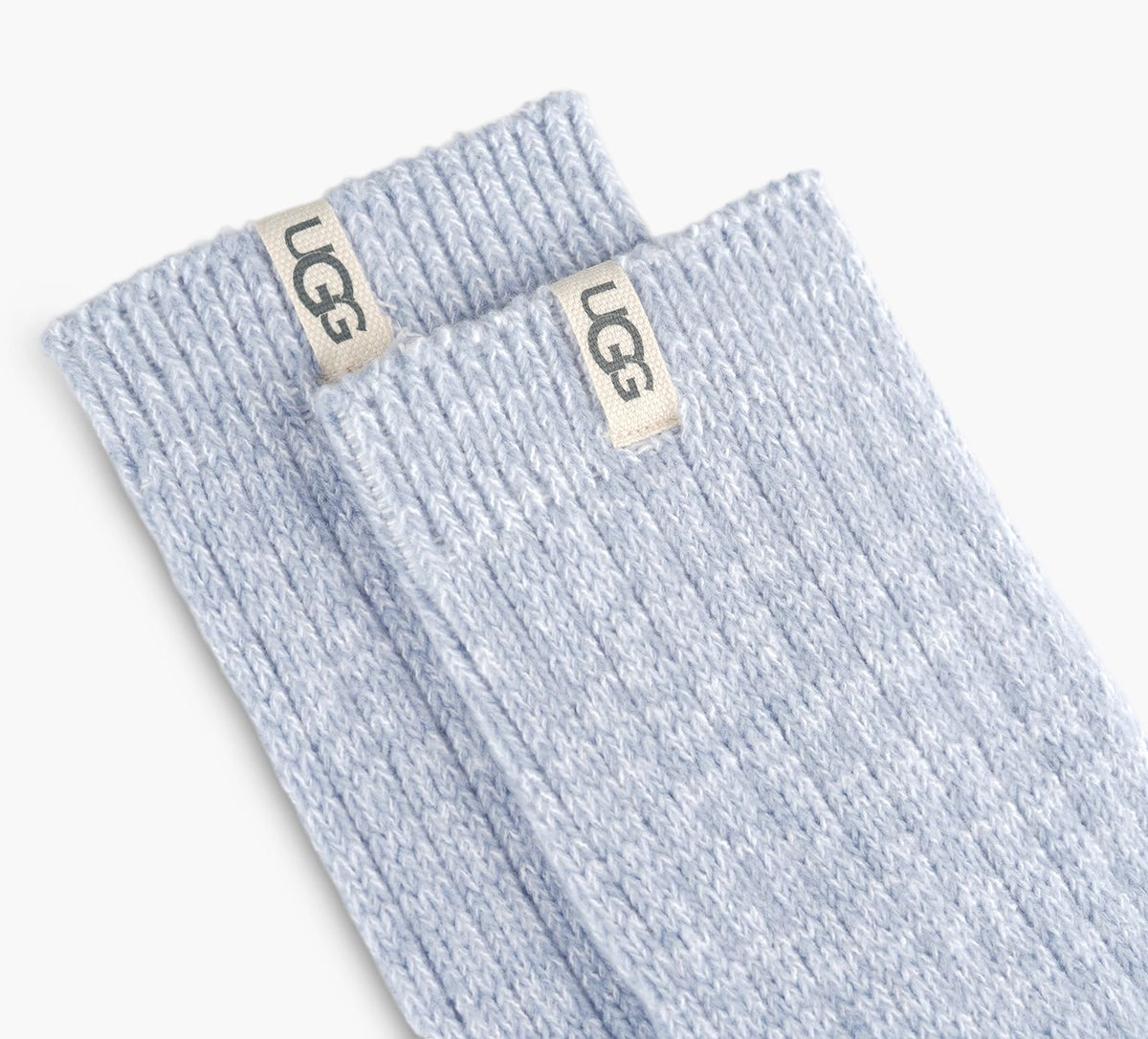 UGG CHAUSSETTESMIMOLLETAMPLEENTRICOTCTEL en BLEU vue 2