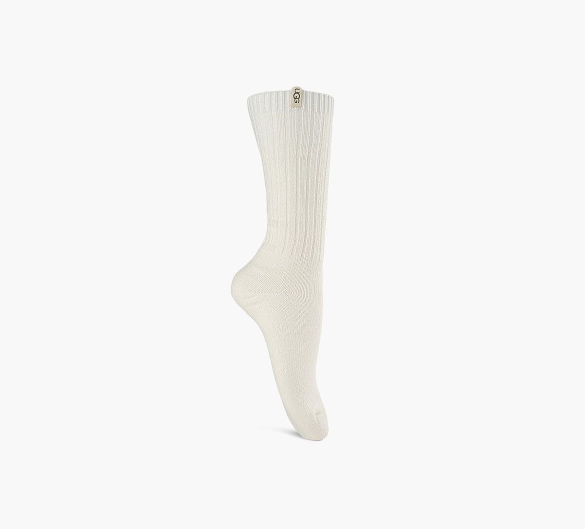 UGG CHAUSSETTESMIMOLLETAMPLEENTRICOTCTEL en BLANC vue 3