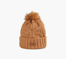 UGG CABLEBEANIEWITHPOM in BROWN