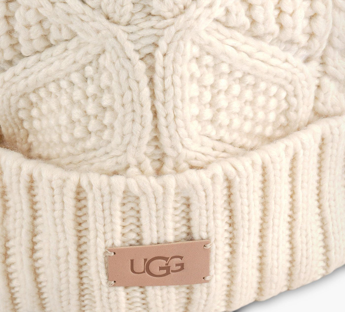 UGG TUQUECBLEAVECPOMPOM en BEIGE vue 2