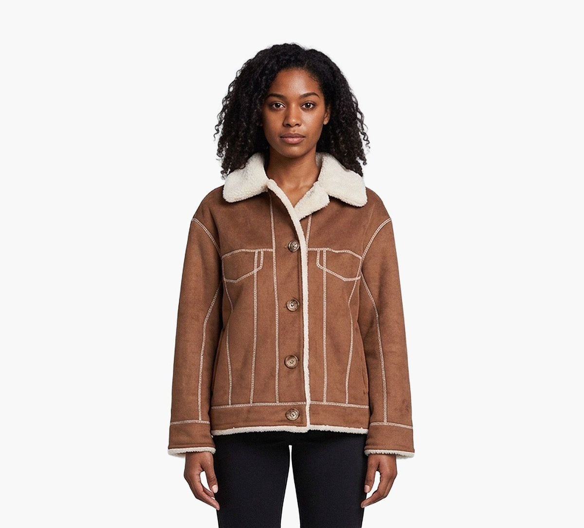 UGG FRANKIEREVERSIBLETRUCKER in BROWN