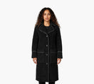 UGG MANTEAUSEMAUGGFLUFF en NOIR