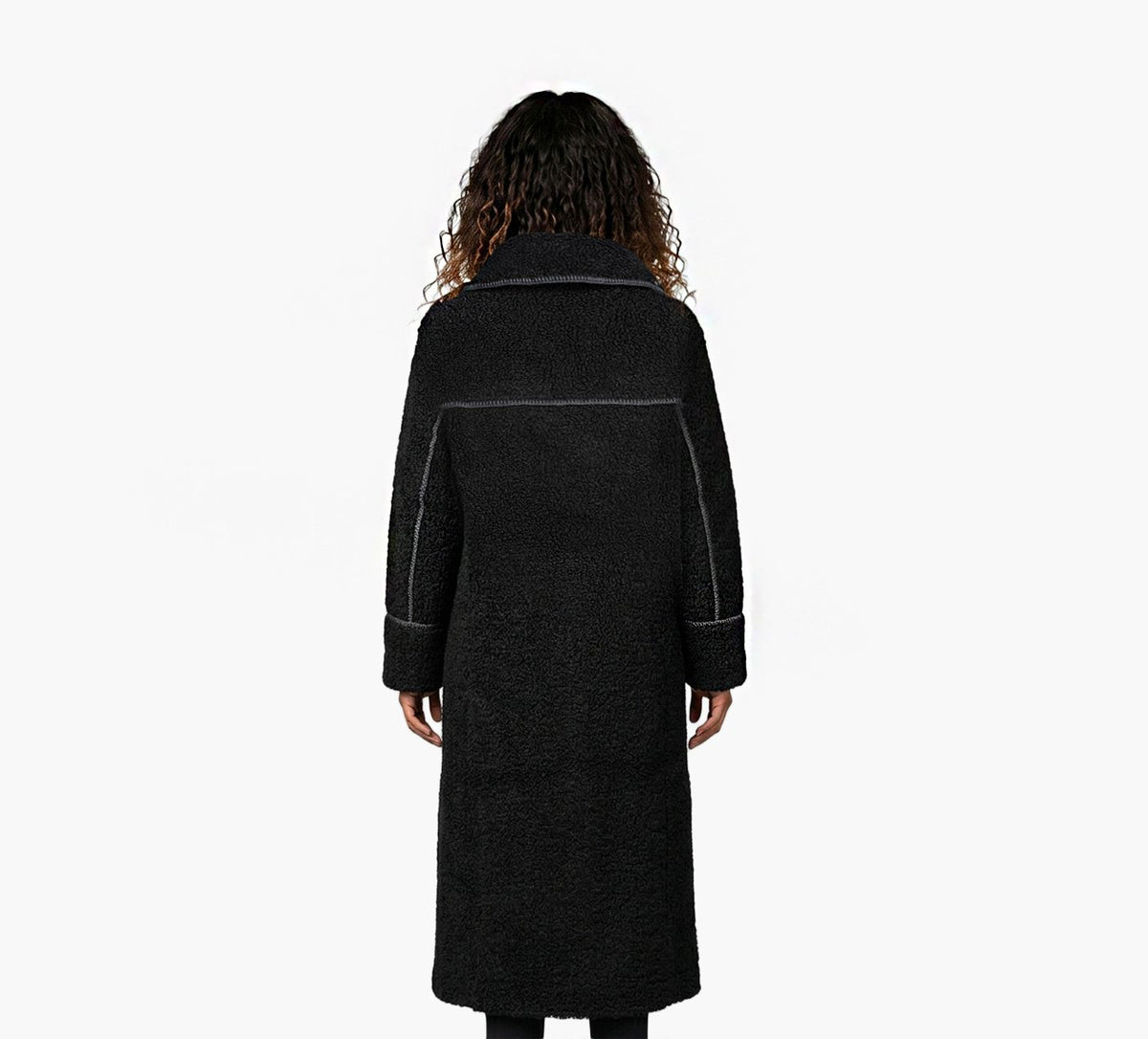 UGG MANTEAUSEMAUGGFLUFF en NOIR vue 4
