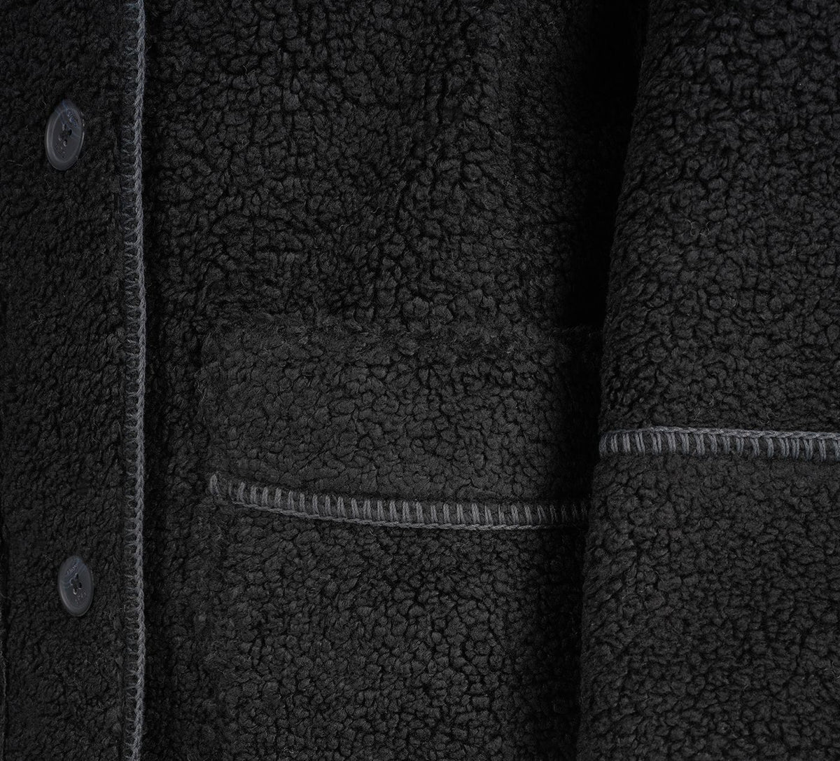 UGG MANTEAUSEMAUGGFLUFF en NOIR vue 6