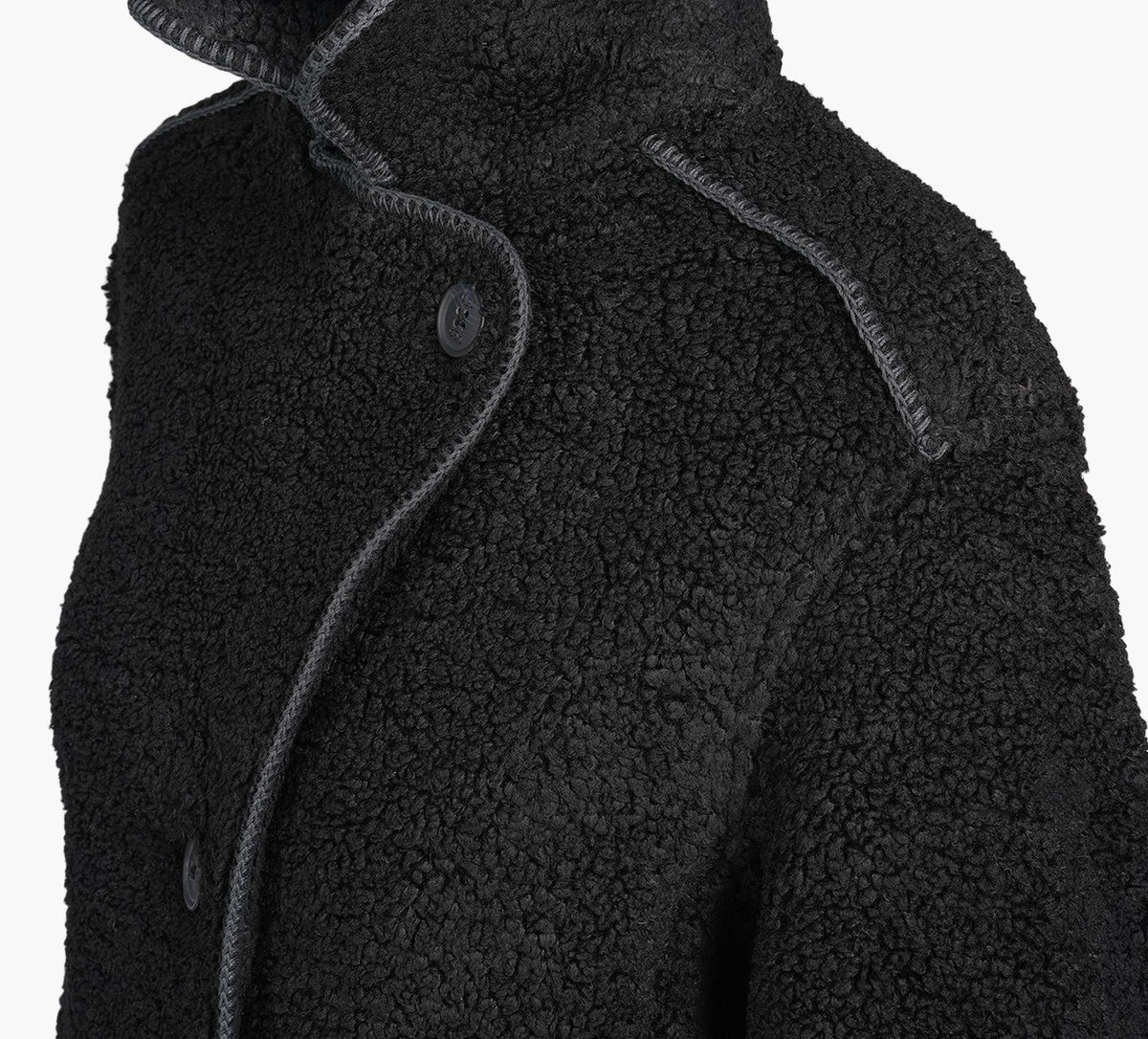 UGG MANTEAUSEMAUGGFLUFF en NOIR vue 7