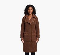 UGG MANTEAUSEMAUGGFLUFF en BRUN