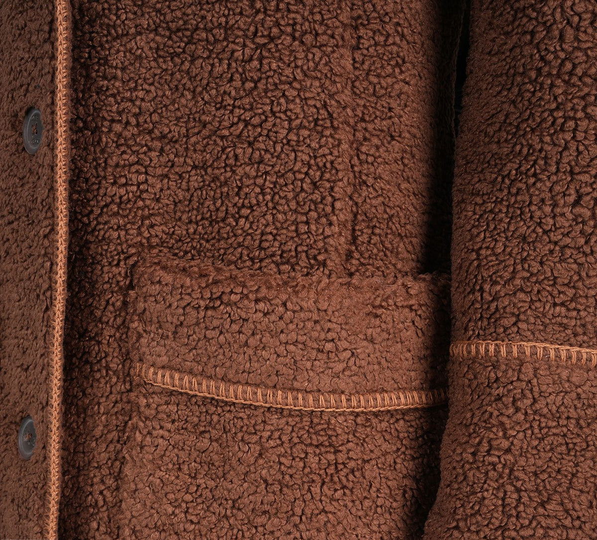 UGG MANTEAUSEMAUGGFLUFF en BRUN vue 6