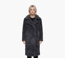 UGG MANTEAUGERTRUDELONGTEDDYII en NOIR