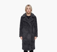 UGG MANTEAUGERTRUDELONGTEDDYII en NOIR