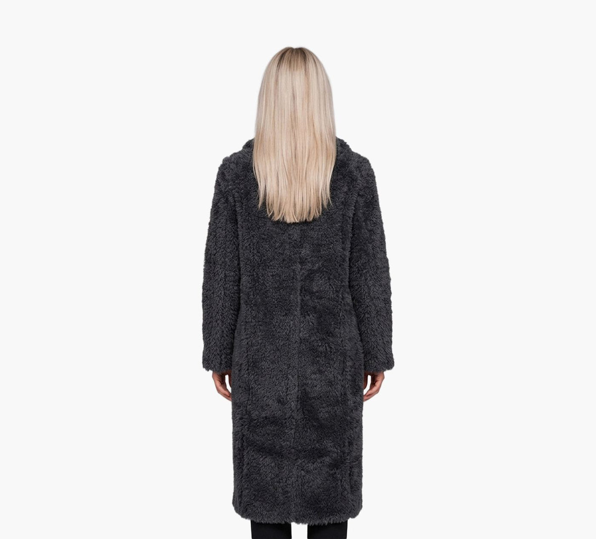 UGG MANTEAUGERTRUDELONGTEDDYII en NOIR vue 3