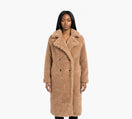 UGG MANTEAUGERTRUDELONGTEDDYII en BEIGE