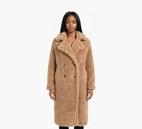 UGG MANTEAUGERTRUDELONGTEDDYII en BEIGE