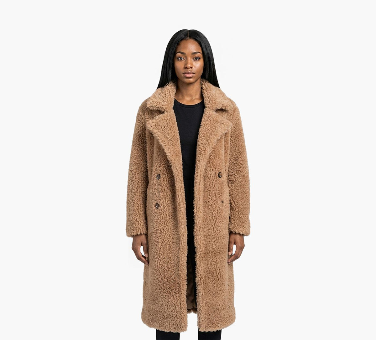 UGG MANTEAUGERTRUDELONGTEDDYII en BEIGE vue 4