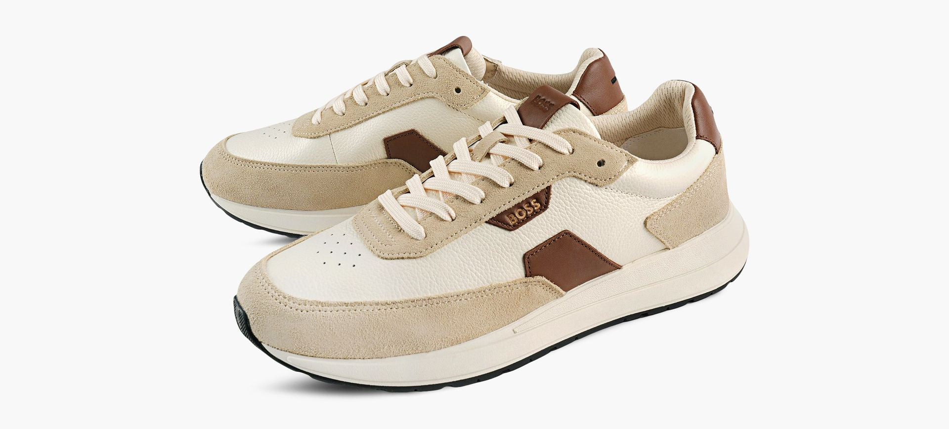 BOSS BASKETVINSTON en BEIGE vue 4