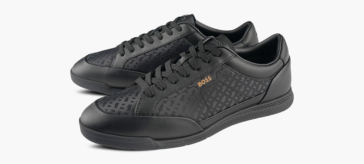 BOSS BASKETPROFILBASNITAN en NOIR vue 4