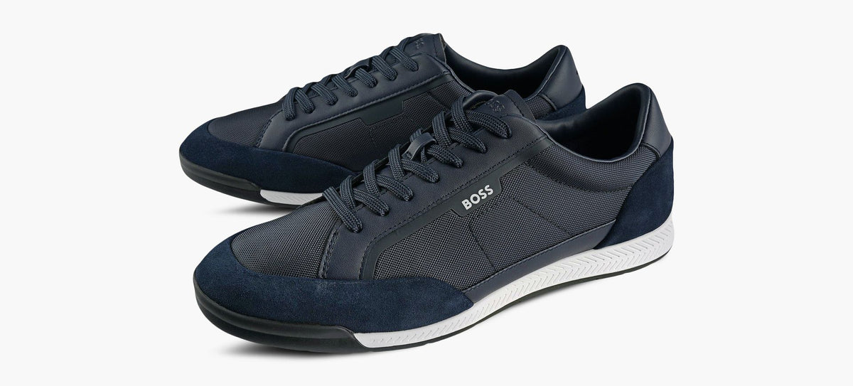 BOSS NITANLOWPROFILESNEAKER in BLUE view 4