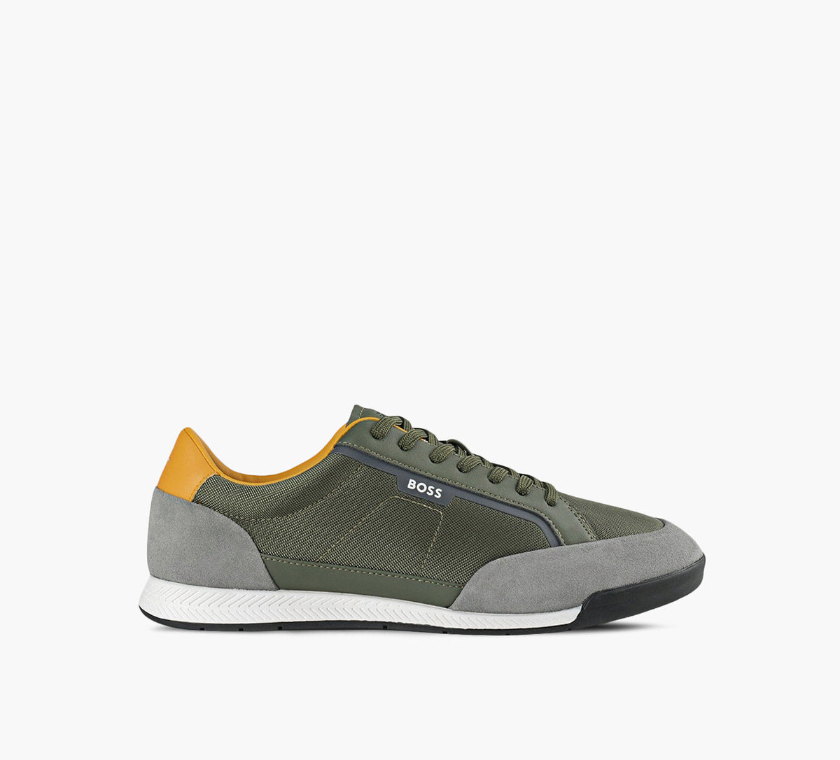 BOSS BASKETPROFILBASNITAN en KHAKI