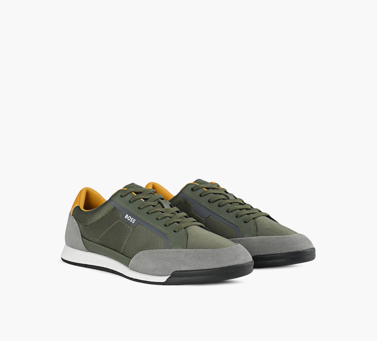 BOSS BASKETPROFILBASNITAN en KHAKI vue 2