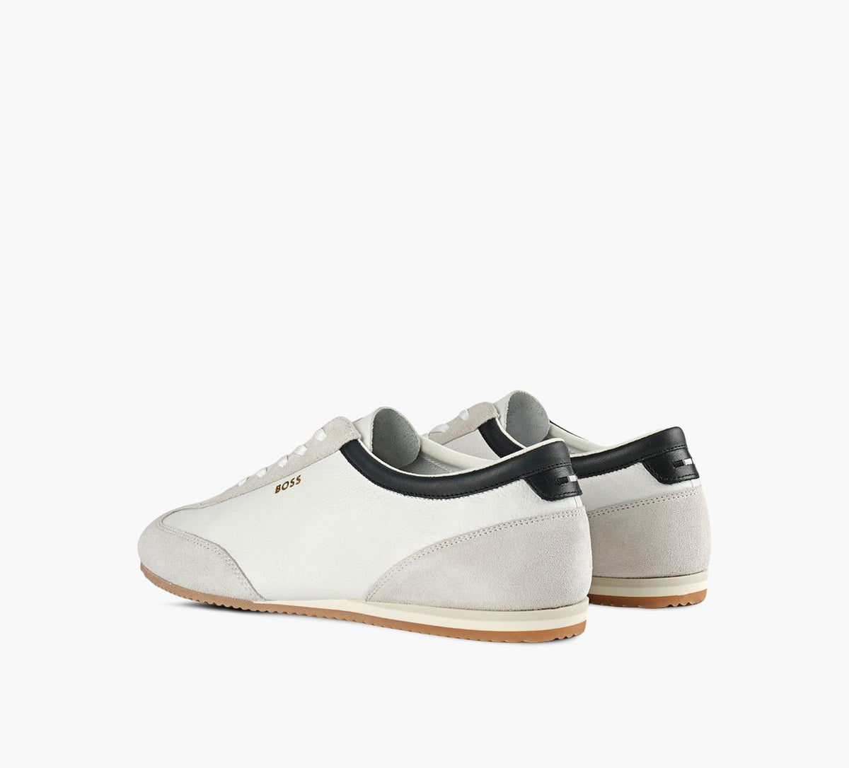 BOSS BASKETPROFILBASLINEOR en BLANC vue 3