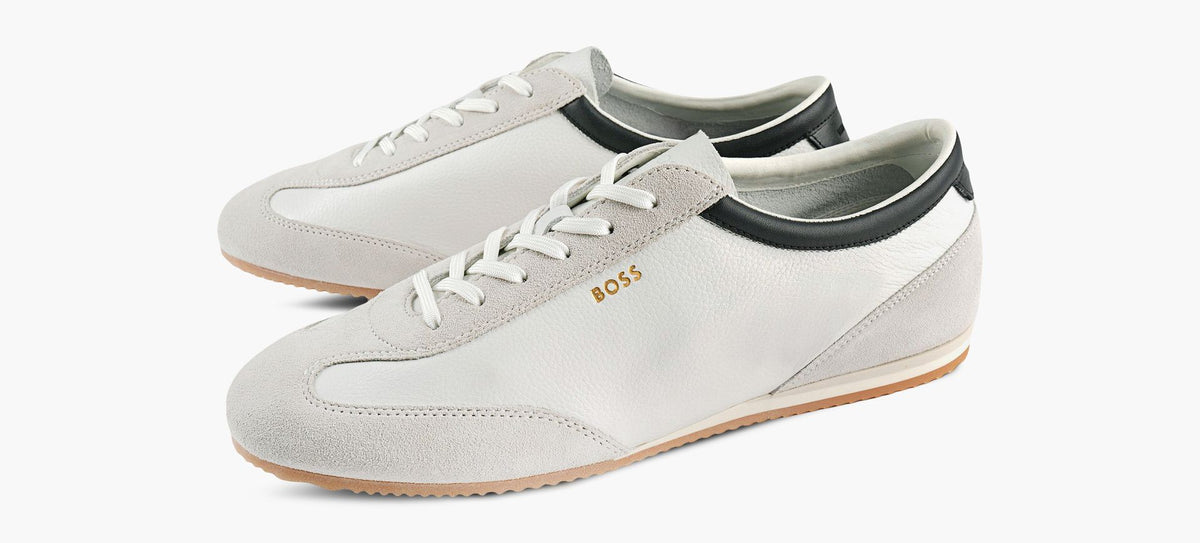 BOSS BASKETPROFILBASLINEOR en BLANC vue 4