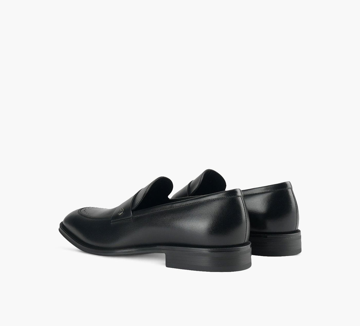 BOSS MOCASSINDERREK en NOIR vue 3