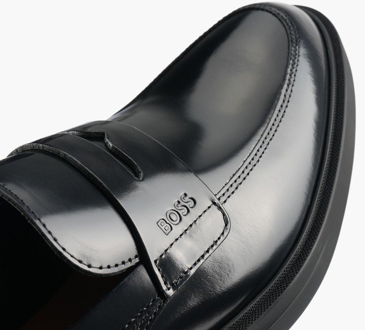 BOSS CALEVLOAFER in BLACK view 1b