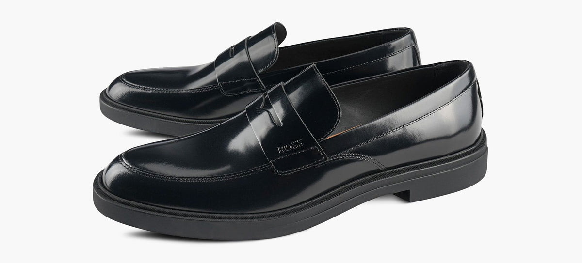 BOSS CALEVLOAFER in BLACK view 4