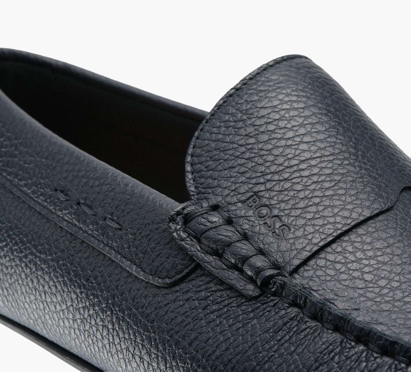 BOSS NOELMOCCASIN in BLUE view 1b