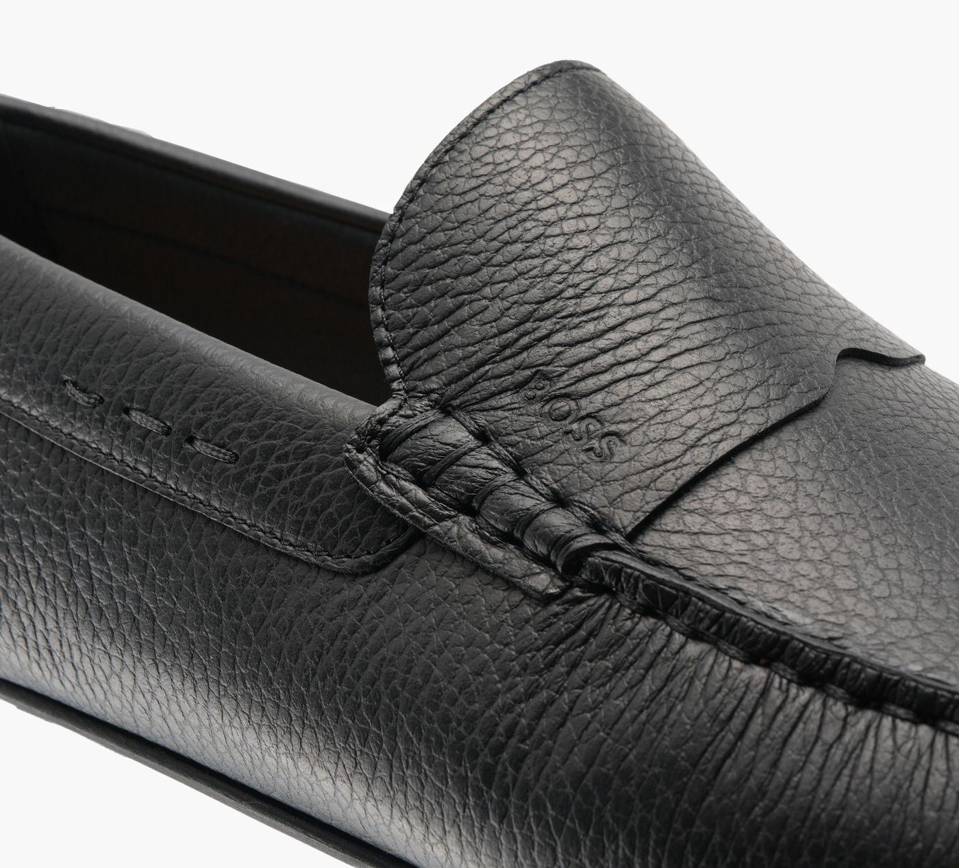 BOSS NOELMOCCASIN in BLACK view 1b