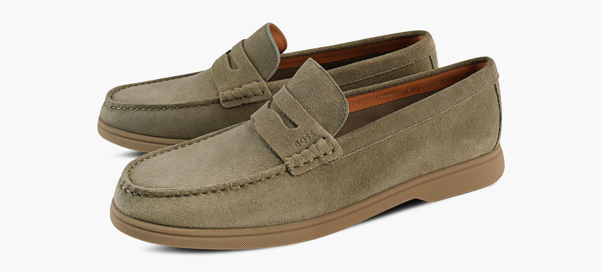 BOSS SIENNELOAFER in KHAKI view 4