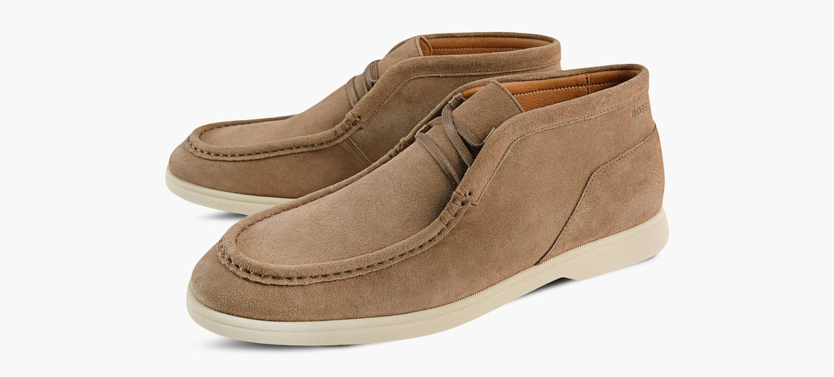 BOSS SIENNEDESERTBOOT in BEIGE view 4