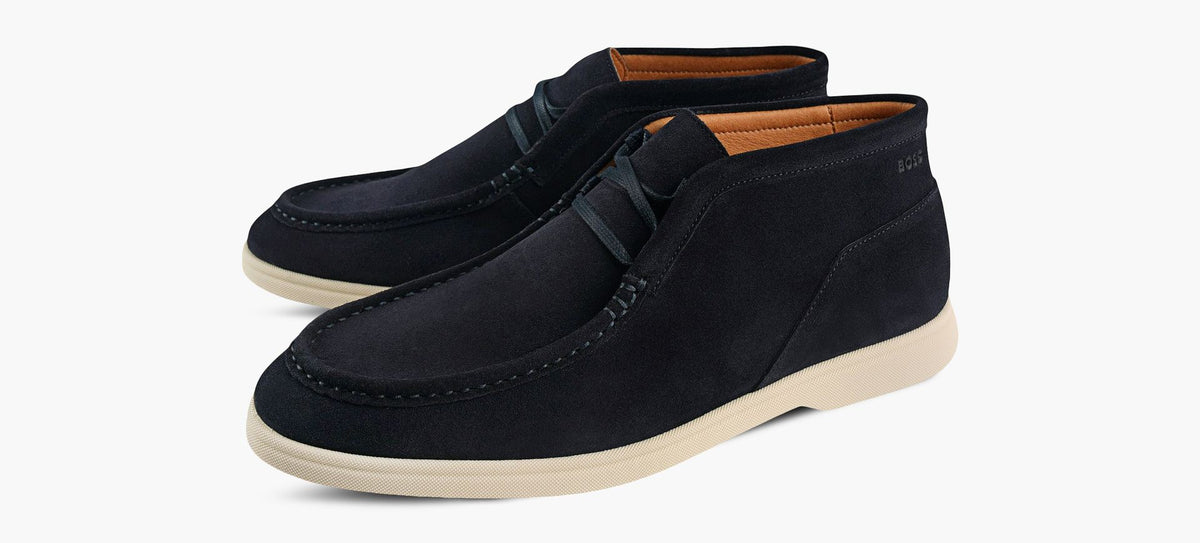 BOSS SIENNEDESERTBOOT in BLUE view 4