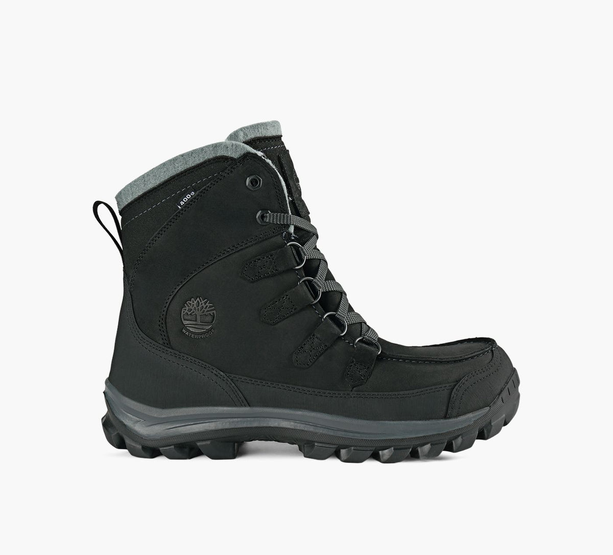 TIMBERLAND CHILLBERGMIDLACEUPWPHIKINGBOOT in BLACK