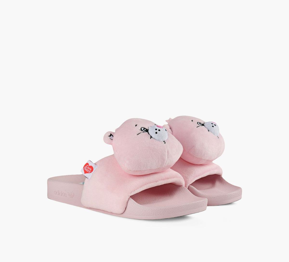 ADIDAS SANDALEADILETTEXLESCALINOURS en ROSE PALE vue 2