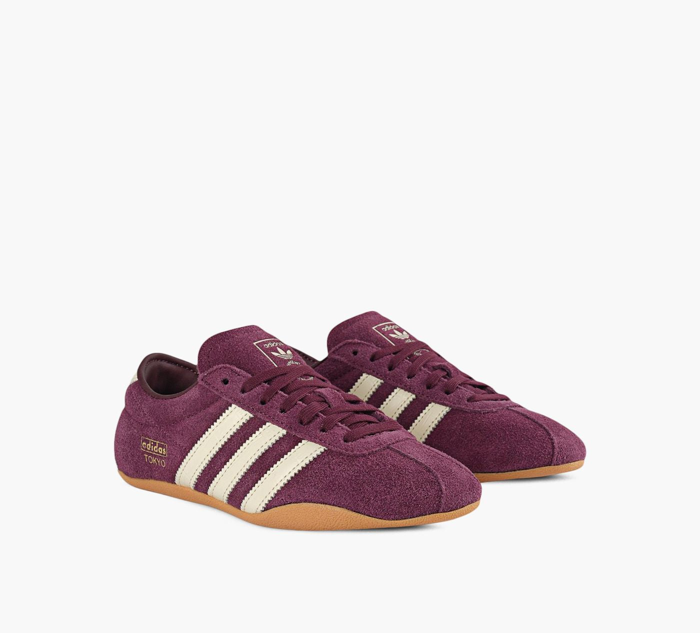 ADIDAS TOKYO in BURGUNDY view 2