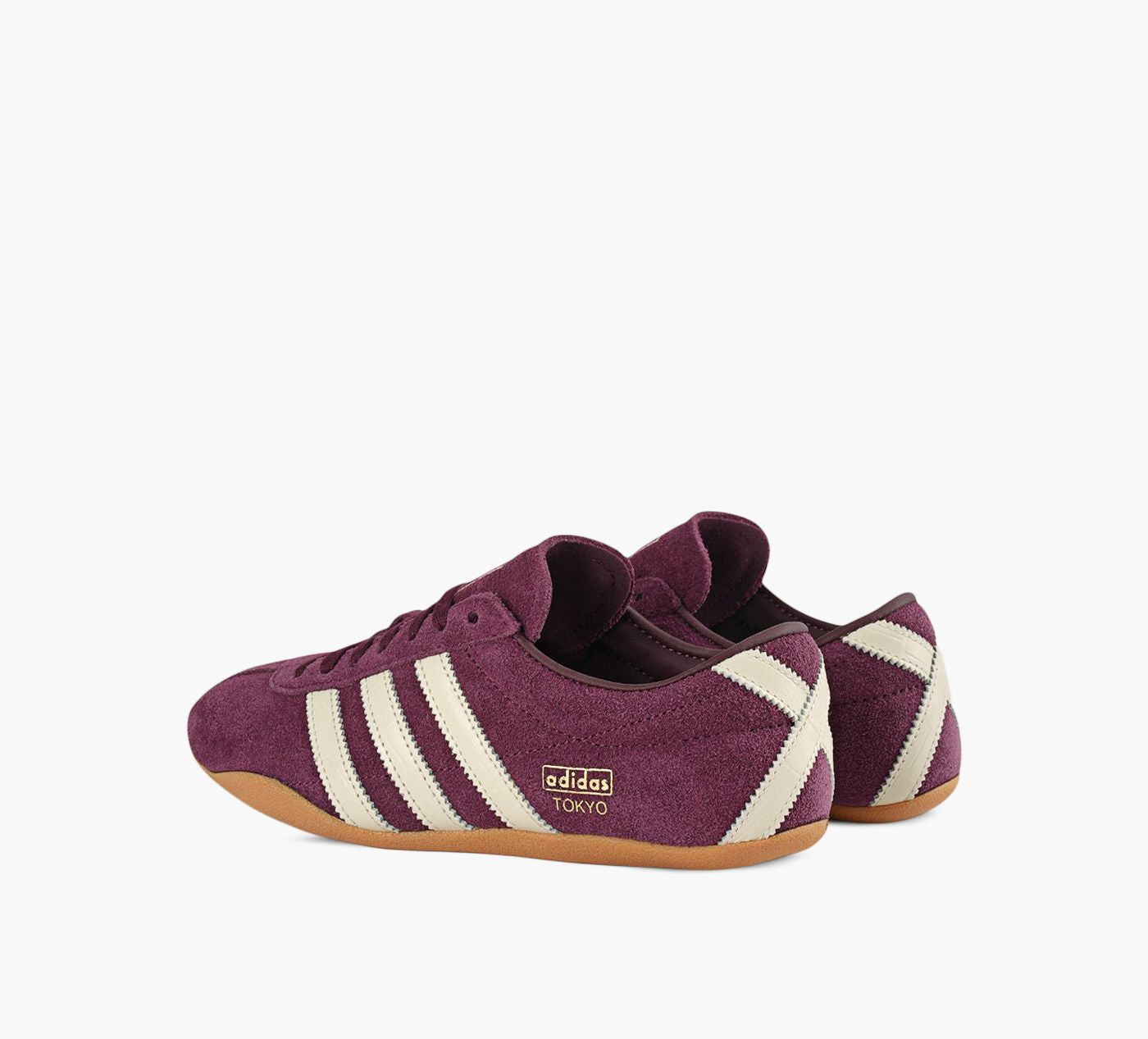 ADIDAS TOKYO in BURGUNDY view 3