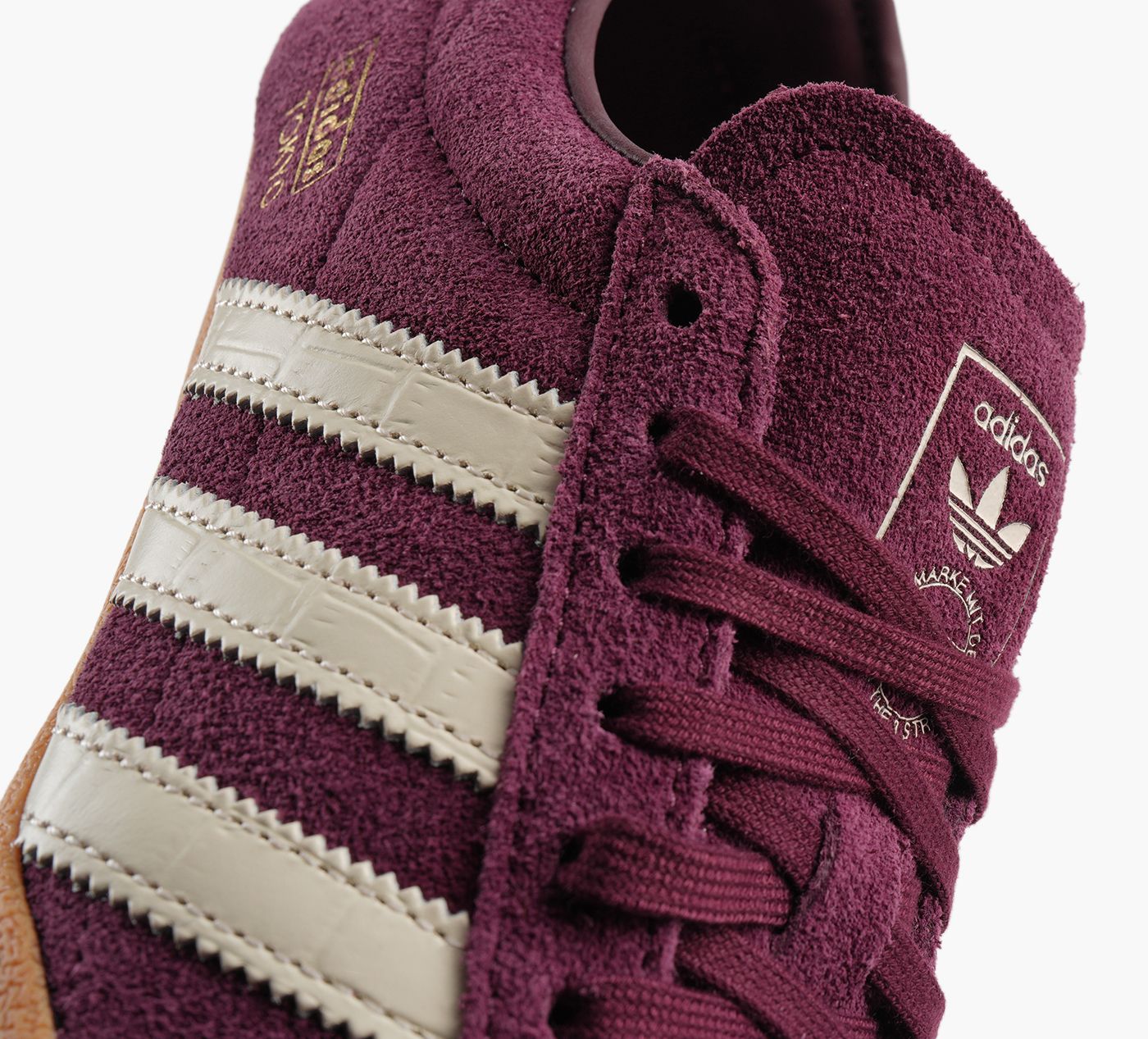 ADIDAS TOKYO in BURGUNDY view 7